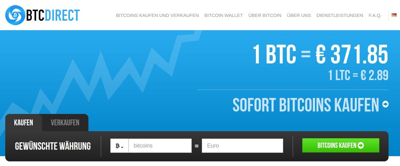 Bitcoin kaufen bei BTCDirect - eine Anleitung