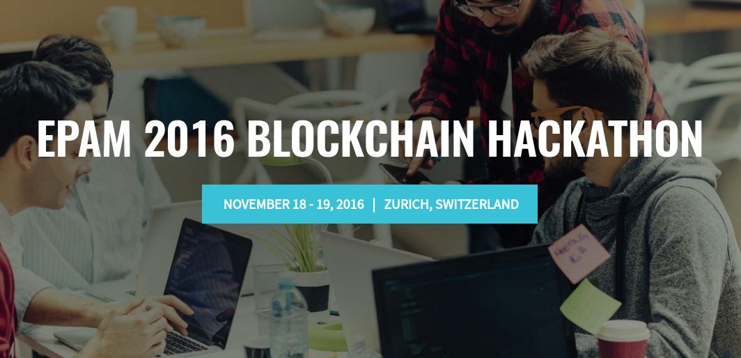 EPAM 2016 Blockchain Hackaton