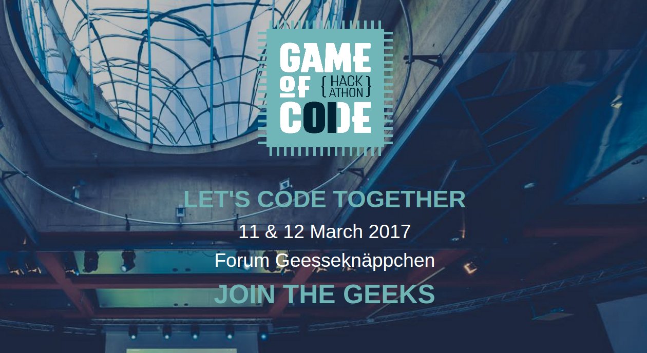 Game of Code - Hackaton in Luxemburg