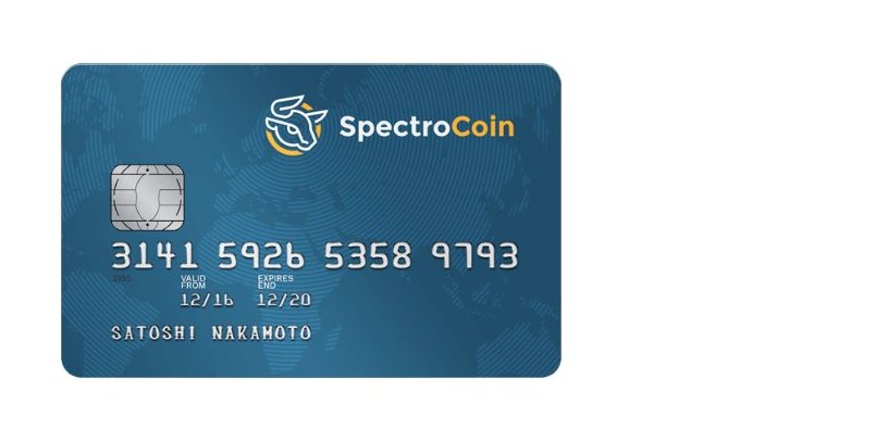 Spectrocoin Bitcoin Debitcard