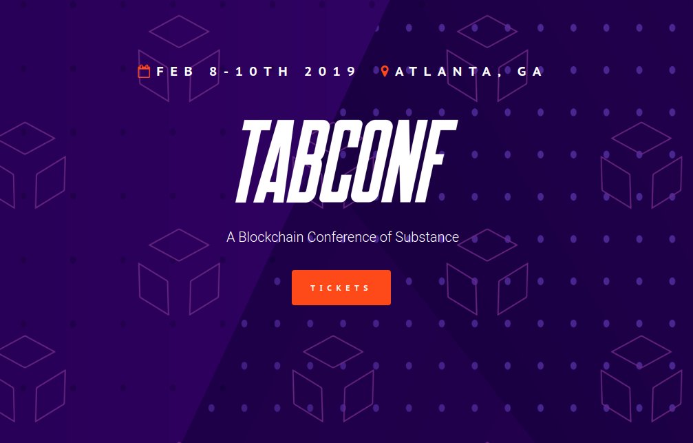 TABCONF Atlanta USA - Screenshot von der schönen Webseite