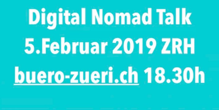 DNA - Digital Nomad Talk Zürich