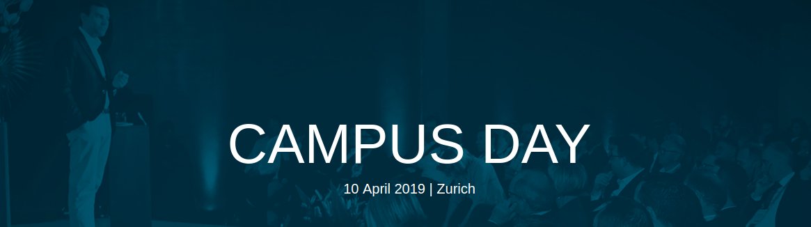 Swiss Campus Day, 10. April, Zürich