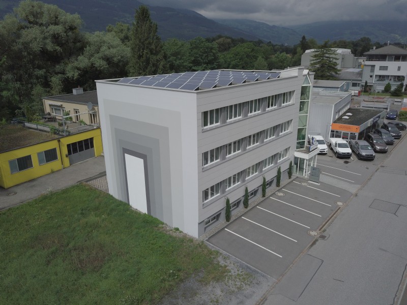 Modernes Bürohaus in Vaduz