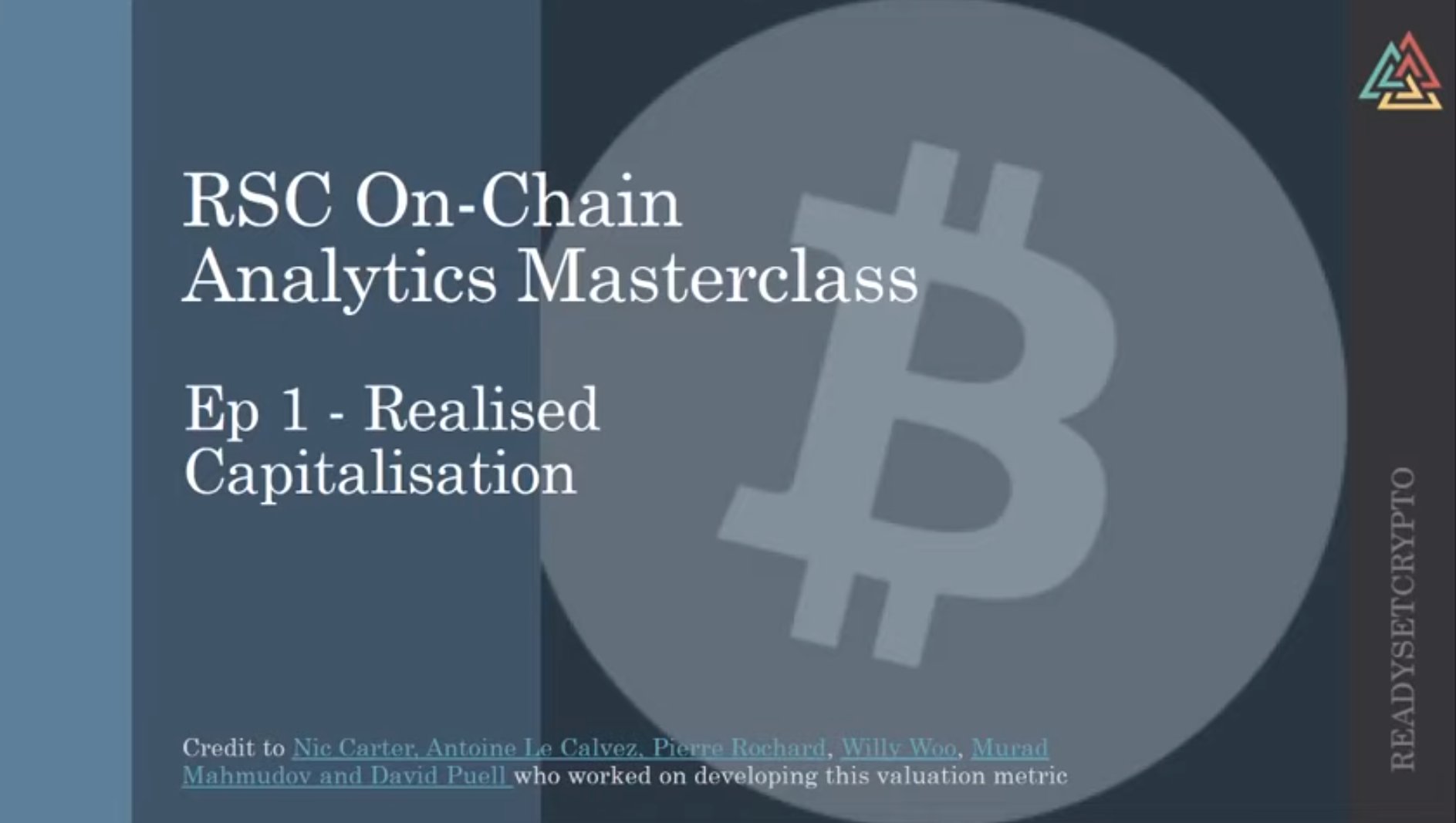 New Podcast: Bitcoin On Chain Analytics