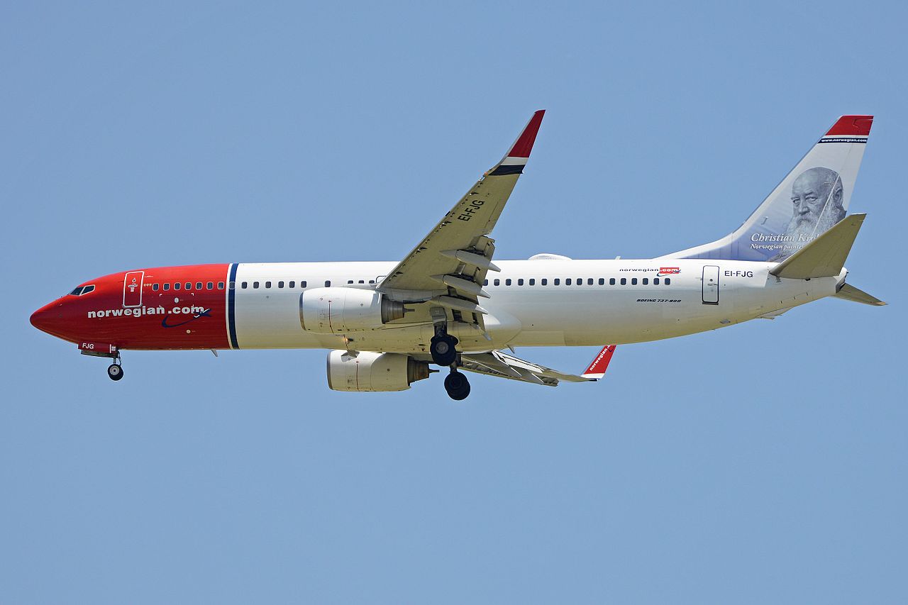 Boeing 737-800 der Norwegian Air International