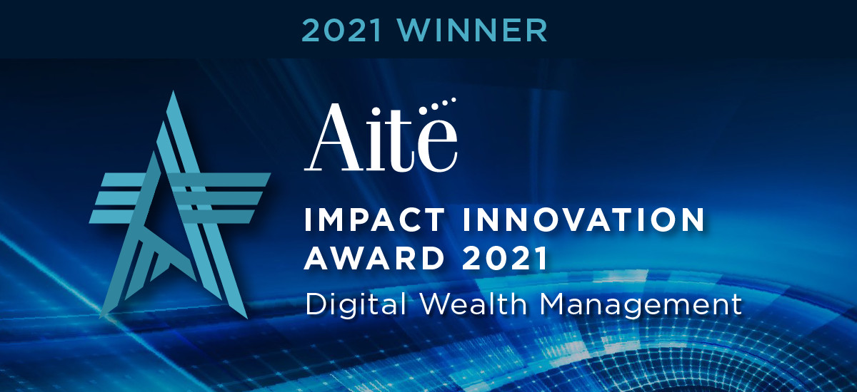🏆 SEBA Bank wins the 2021 Digital Wealth Management Impact Innovation Award
