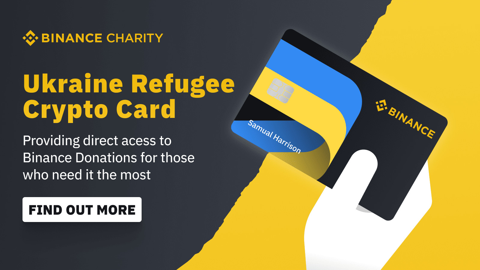Binance to launch Refugee Crypto Card for Ukrainians forced to leave Ukraine