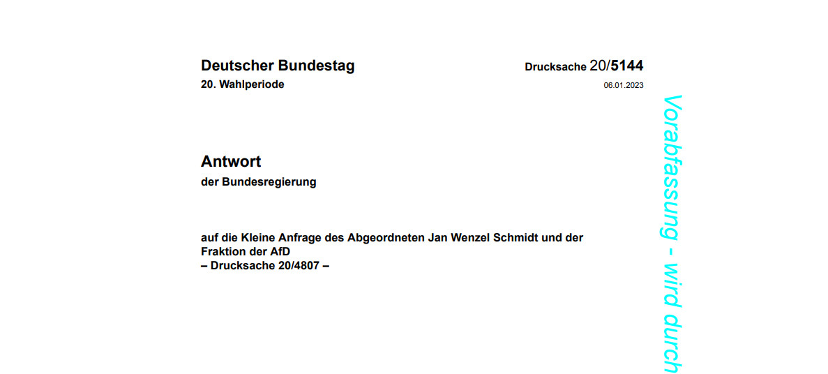 Deutschland: Bundesbehörden besitzen 31'41954211 Bitcoins.