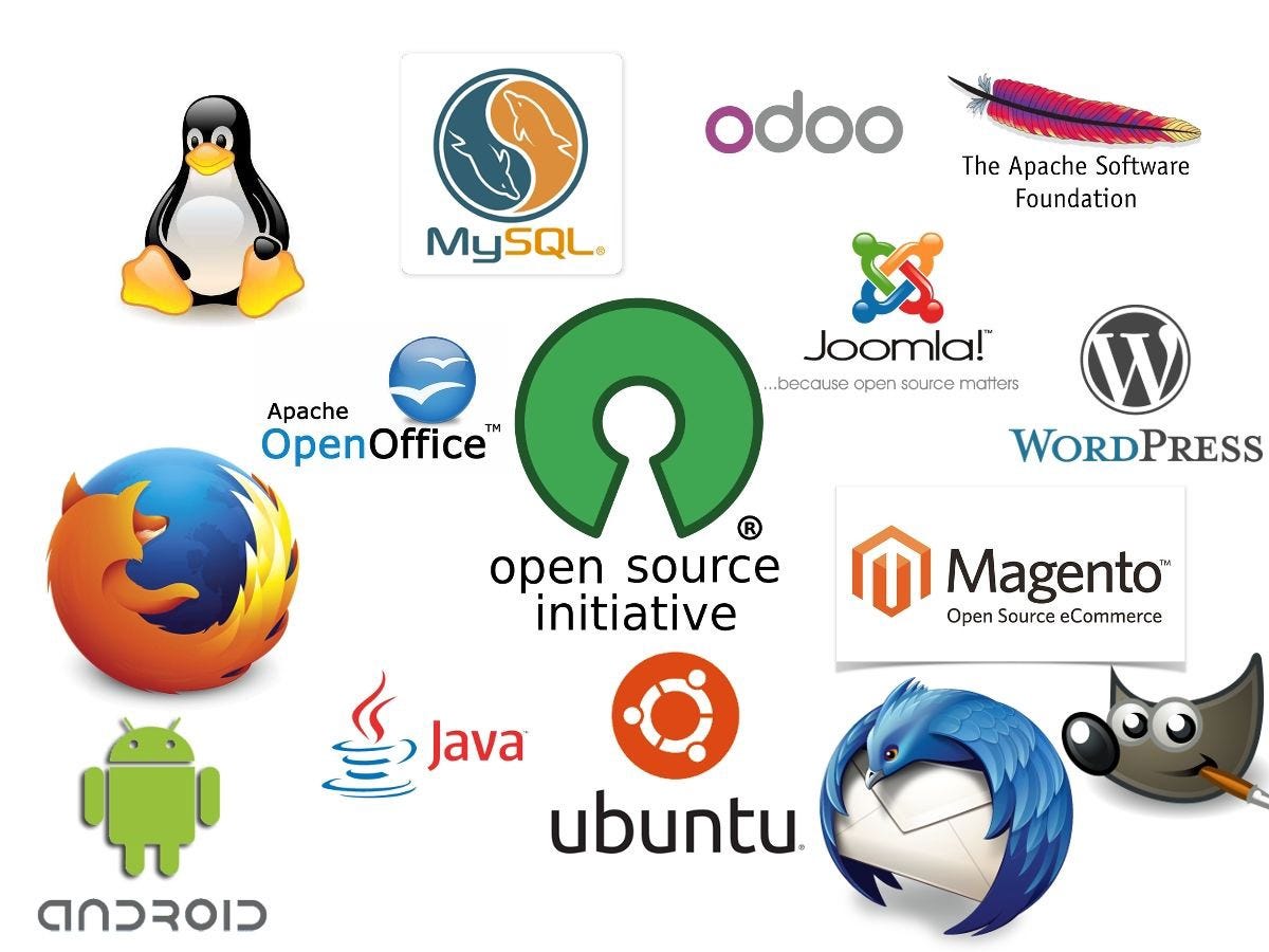 Open-Source-Software ist Computersoftware, die unter einer Lizenz veröffentlicht wird, in der der Urheberrechtsinhaber den Benutzern das Recht einräumt, die Software und ihren Quellcode an jedermann und für jeden Zweck zu nutzen, zu studieren, zu ändern und zu verteilen.
