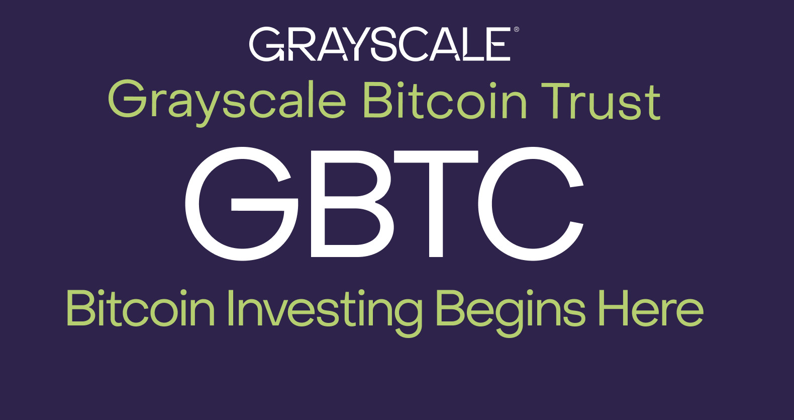 Grayscale Investments ist ein amerikanisches Vermögensverwaltungsunternehmen für digitale Währungen und eine Tochtergesellschaft der Digital Currency Group, die 2013 gegründet wurde und ihren Sitz in Stamford, Connecticut, hat.